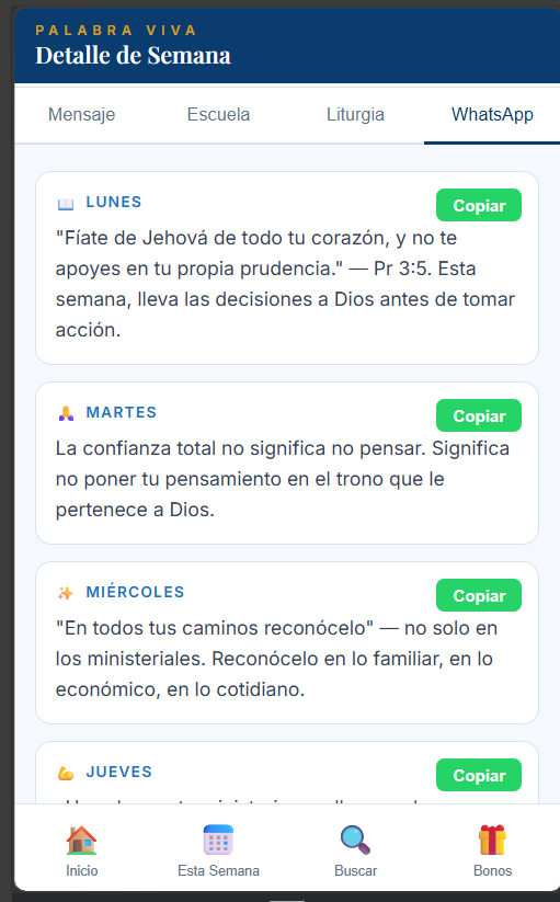 App — búsqueda por tema